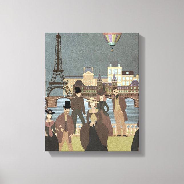 Victorian Paris Canvastryck (Framsida)