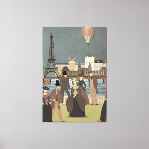 Victorian Paris Canvastryck