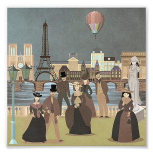 Victorian Paris Fototryck