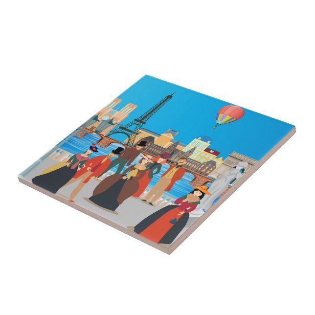 Victorian Paris Kakelplatta (Sidan)