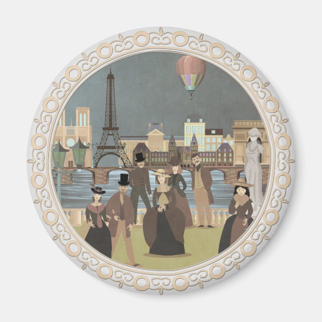 Victorian Paris Magnet (Framsidan)