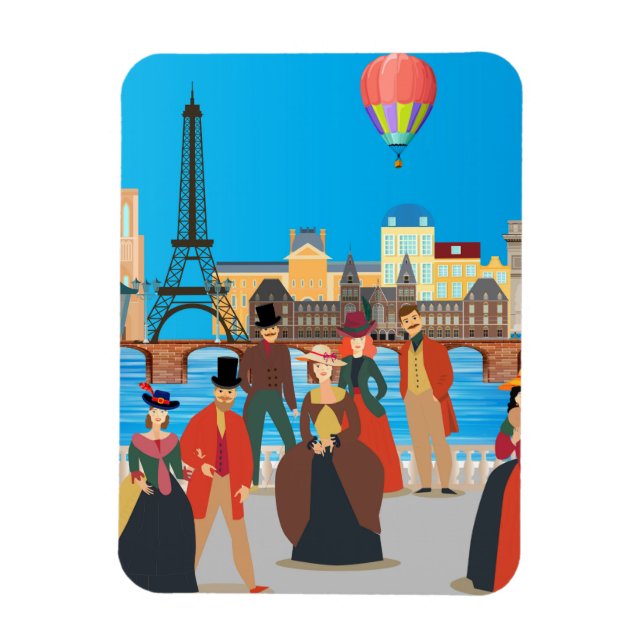 Victorian Paris Magnet (Vertikal)
