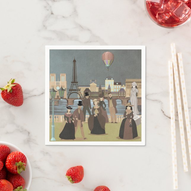 Victorian Paris Pappersservett (Insitu)