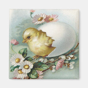 Victorian Påsk Ephemera Magnet