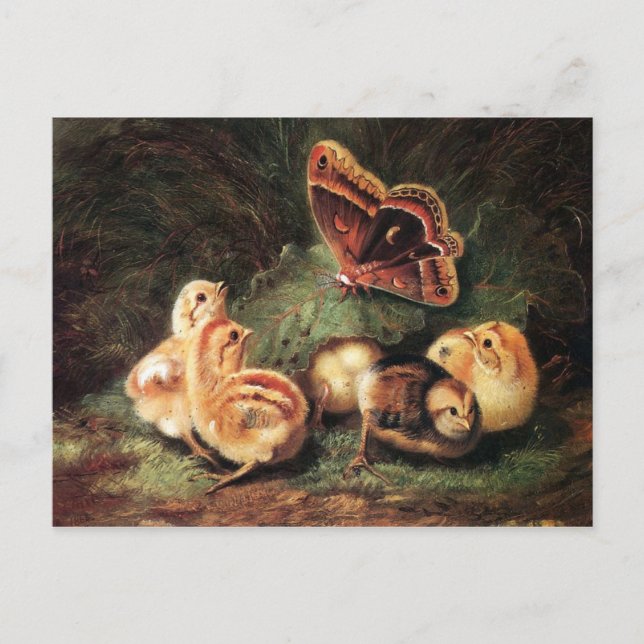 Victorian Påsk Helg Vykort (Framsida)