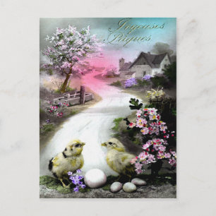 Victorian Påsk Helg Vykort