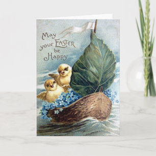 Victorian Påsk Helgkort