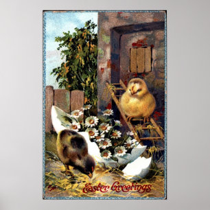 Victorian Påsk Poster