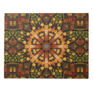Victorian Patchwork Kaleidoscope Anteckningsblock