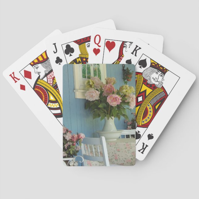 Victorian Peonies - Martha's Vineyard Casinokort (Baksidan)