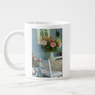 Victorian Peonies - Martha's Vineyard Jumbo Mugg