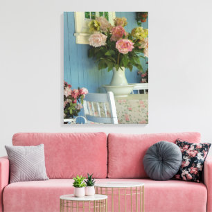 Victorian Peonies - Martha's Vineyard-Kanvastrycke Canvastryck