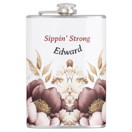 Victorian Peony Luxe Bröllop Hans Vinyl Wrapped Fickplunta