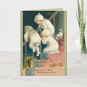 Victorian Pixie-julkort Helgkort