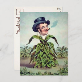 Victorian Plant Man Postkort Vykort