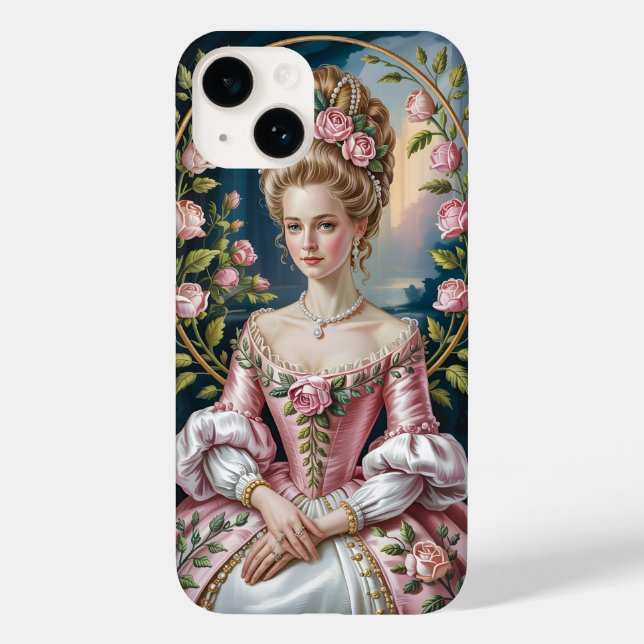 Victorian Princess Blommigt Mobile Cover (Baksida)