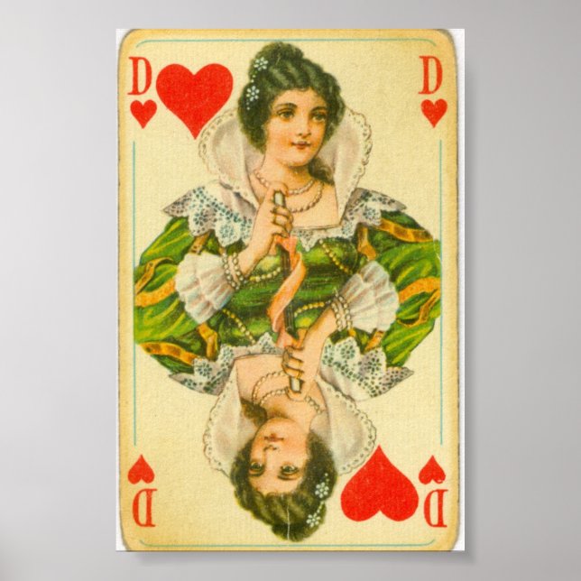 Victorian Queen of Hearts Poster (Framsidan)