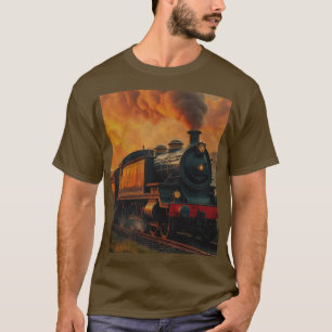 Victorian Rail Travel - Steampunk Steam Tåg2 T Shirt