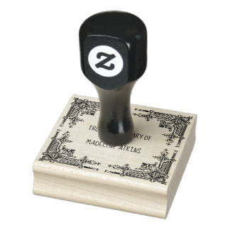 Victorian Ram bokplåt från Bibliotek Stämpel