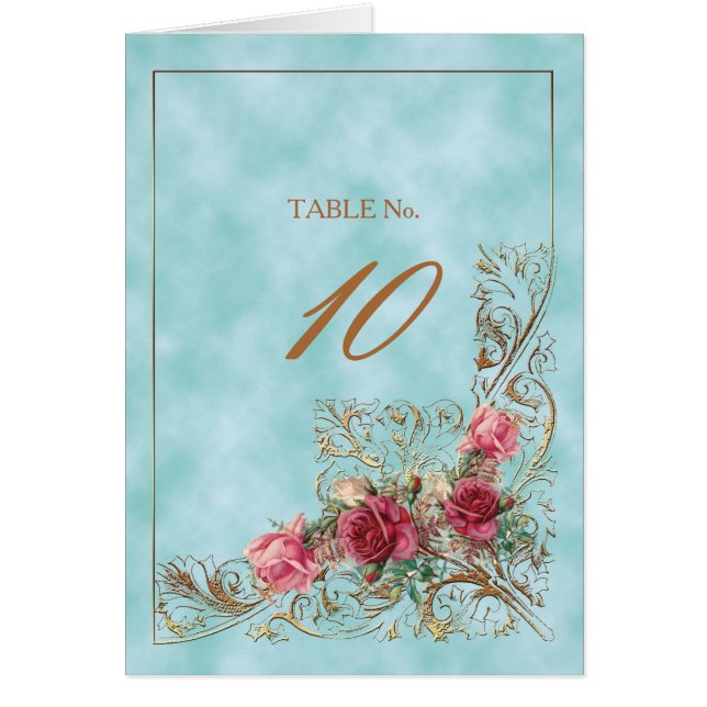 Victorian Ram - bröllopsinbjudan Suite OBS Kort (Framsidan)