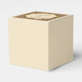 Victorian Ram i Guld Bröllop Presentaskar