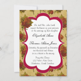 Victorian Ro bröllopsinbjudan Inbjudningar