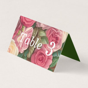 Victorian Ro Garden - Bröllop Bouquet Kort