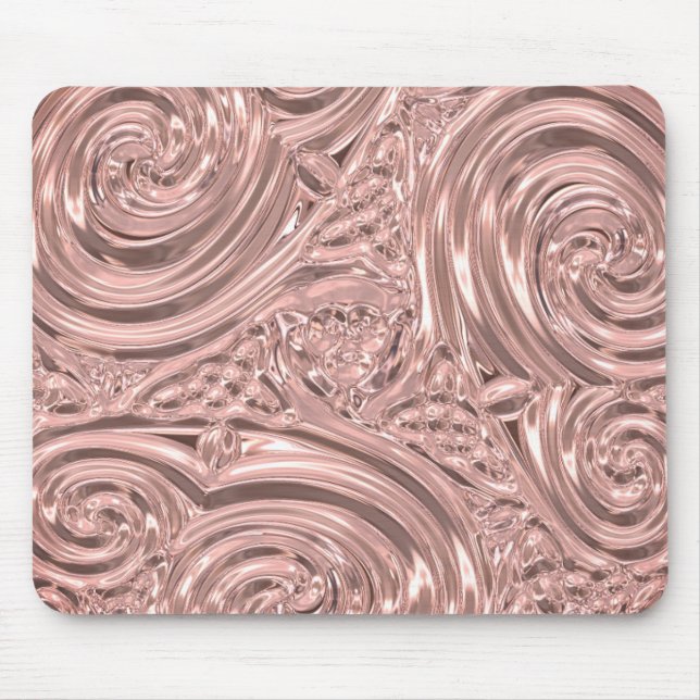 Victorian Ro guld rosa elegant art nouveau Musmatta (Framsidan)