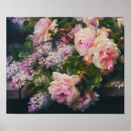 Victorian Ro och Lilacs Poster