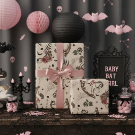 Victorian Rosa Rocking Horse Goth Baby Presentpapper