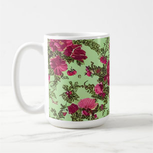 Victorian Rosa ros Kaffemugg