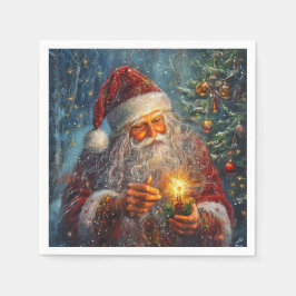 Victorian Santa Cocktail Napkins Pappersservett