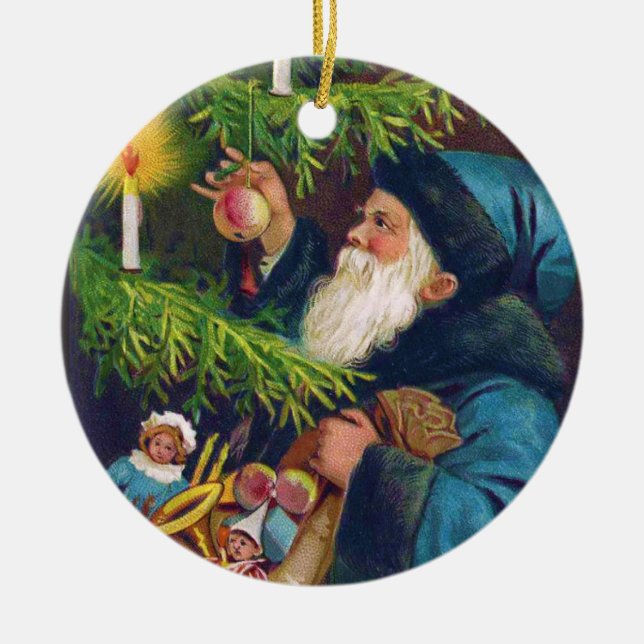 Victorian Santa Julgran ornament (Framsidan)