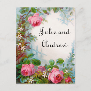Victorian Save Date Card Spara Datumet