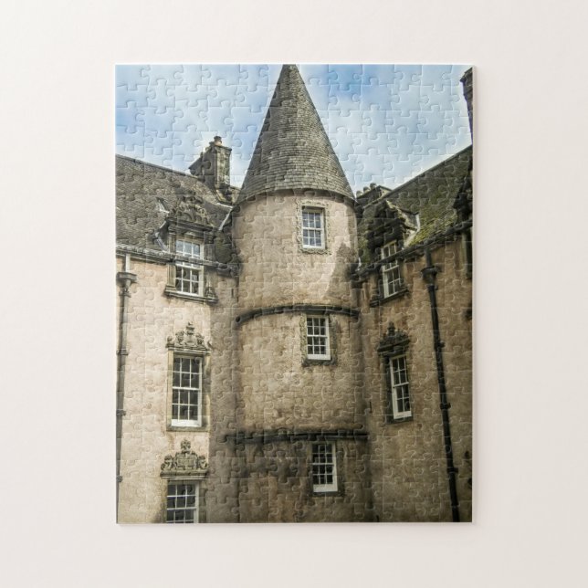 VICTORIAN SCOTTISH gothic HOUSE JIGSAW PUZZZLE Pussel (Vertikal)