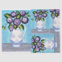 Victorian Shabby chic Tissue Paper for DIY