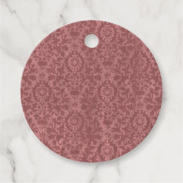 Victorian Shades of Mauve Blommigt Gåvor Etiketter