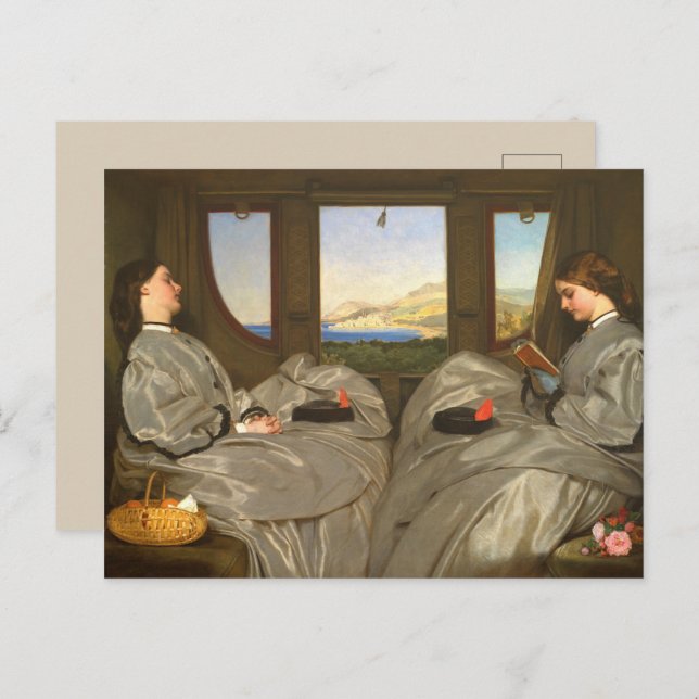 Victorian Sisters Travel Postcard Glossy Vykort (Fram/baksida)