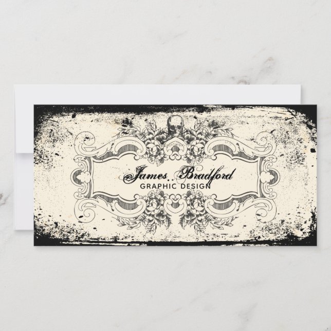 Victorian Skull Gift Certificate (Framsida)