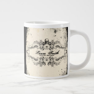 Victorian Skull Jumbo Mugg