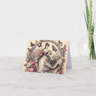 Victorian Snöre Kort