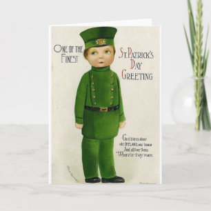 Victorian Son of Ireland St. Patrick's Day Card Kort