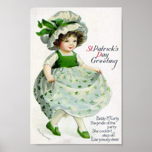 Victorian St patrick's day Poster