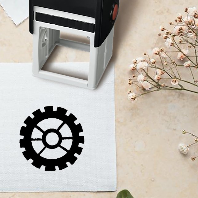 Victorian Steampunk Bröllop Självfärgande Stämpel (Skapare uppladdad)