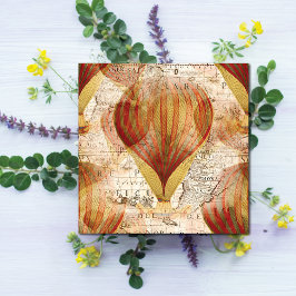 Victorian Steampunk Collage of Luftballongs Kort