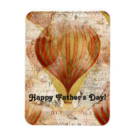 Victorian Steampunk Collage of Luftballongs Magnet