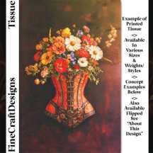Victorian Steampunk Corset Flowers DF5LF Decoupage