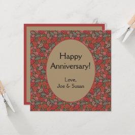 Victorian Steampunk Old Lock Nyckel Red Poppies