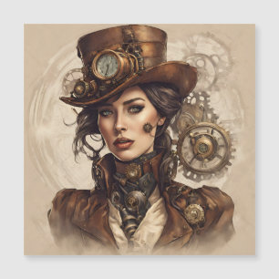 Victorian Steampunk Porträtt från en kvinna