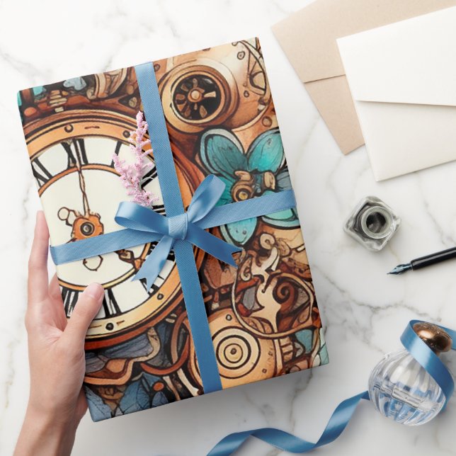 Victorian Steampunk Presentpapper (Gifting)